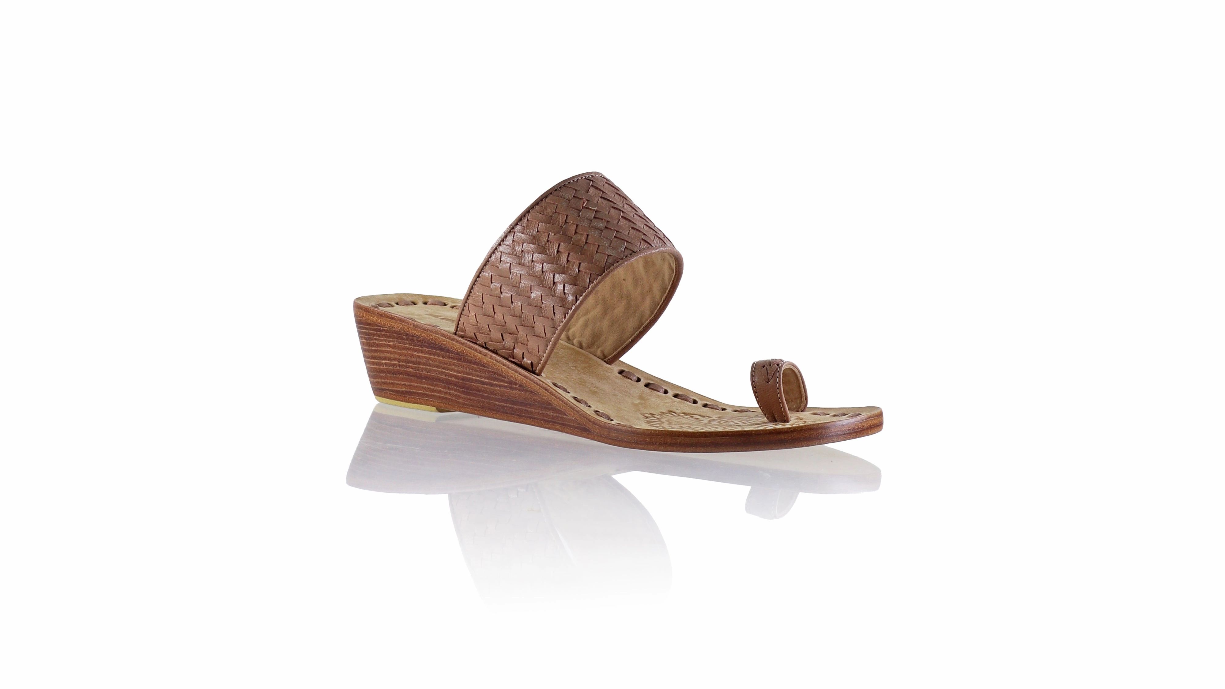 Arini 35mm Wedge Woven - Mocca