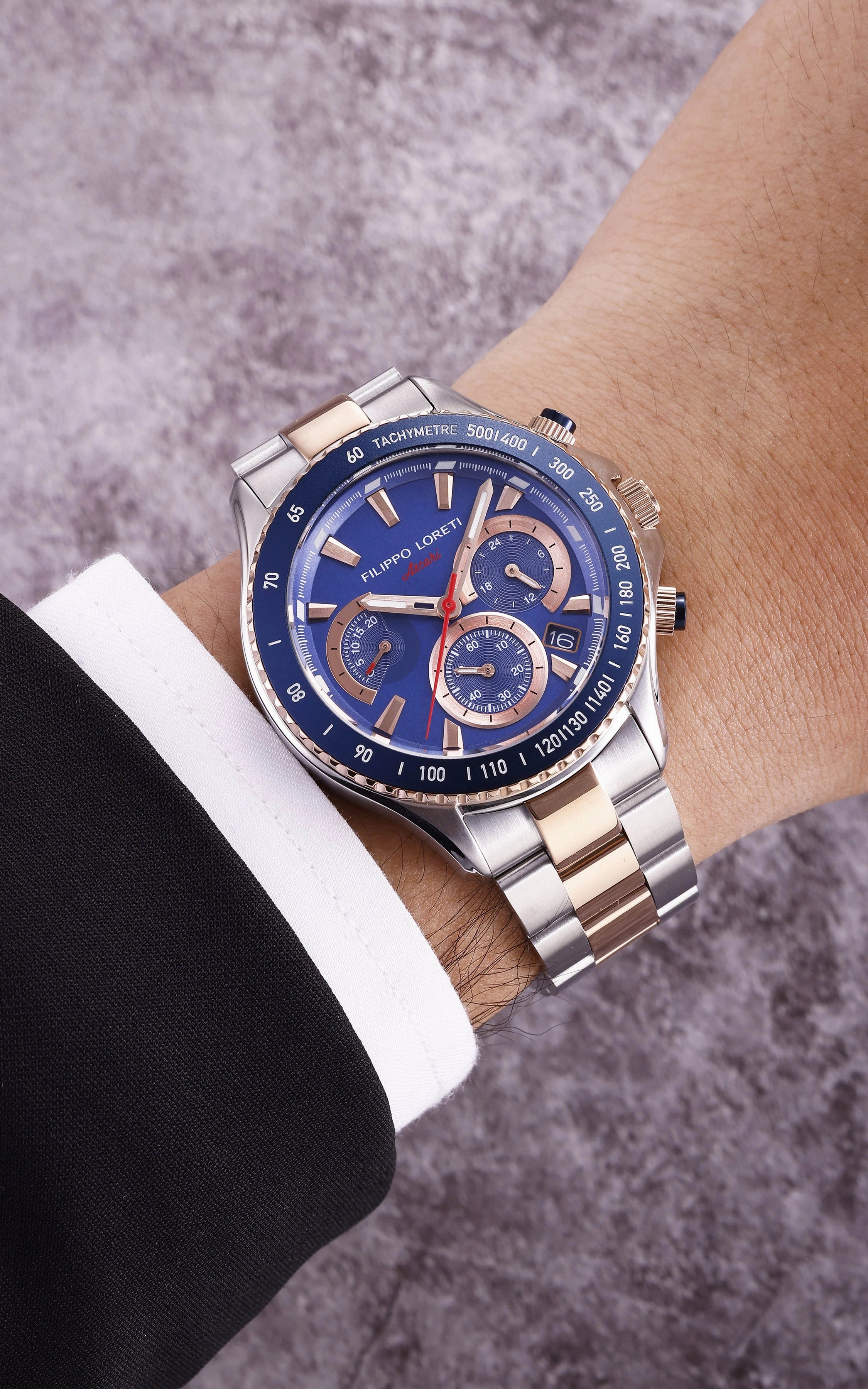 Ascari Sport Steel Rose Gold