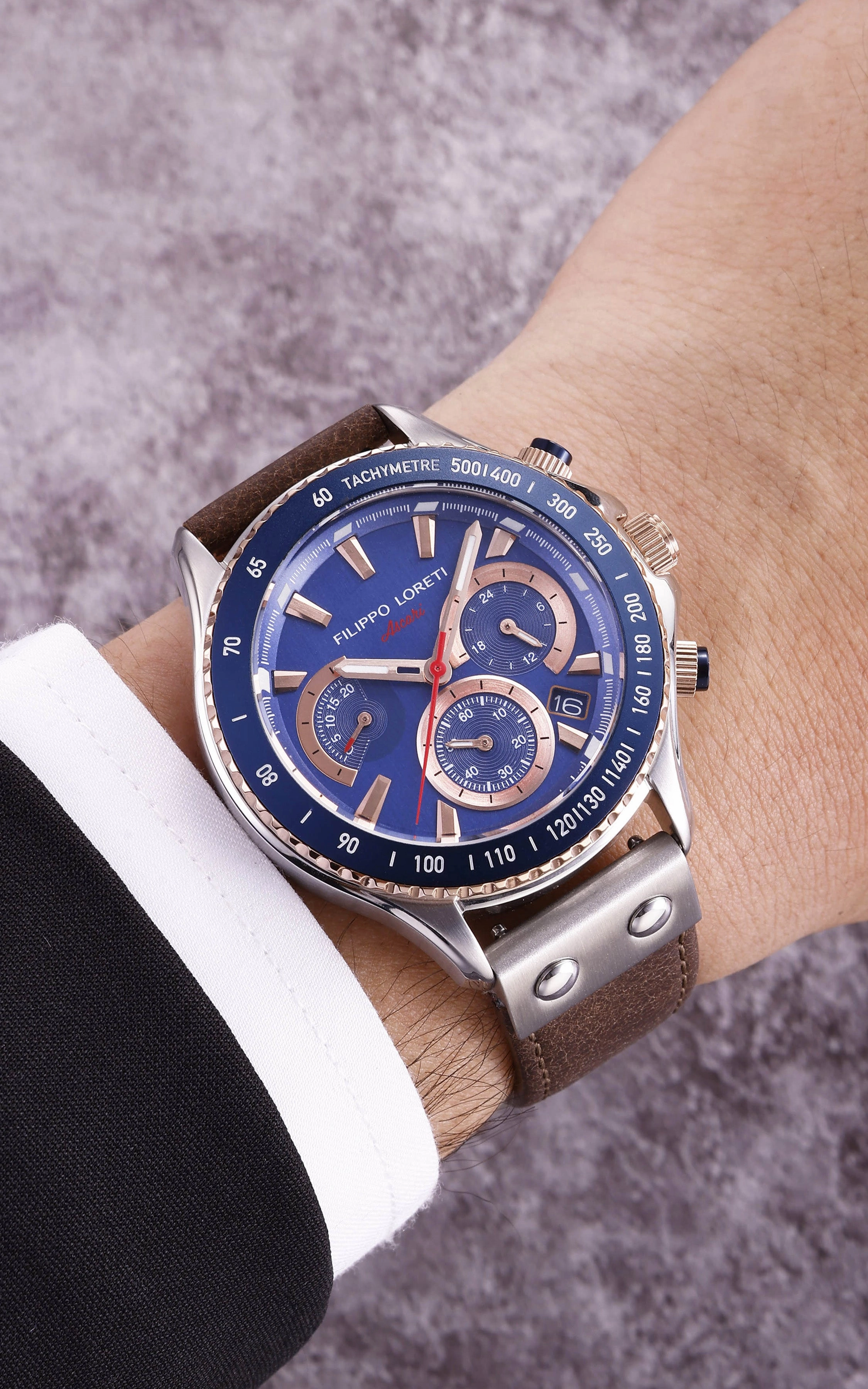 Ascari Sport Steel Rose Gold