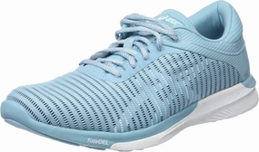 ASICS Women's Training Shoes, Blue Porcelain Blue White Smoke Blue 1401, 6.5 us