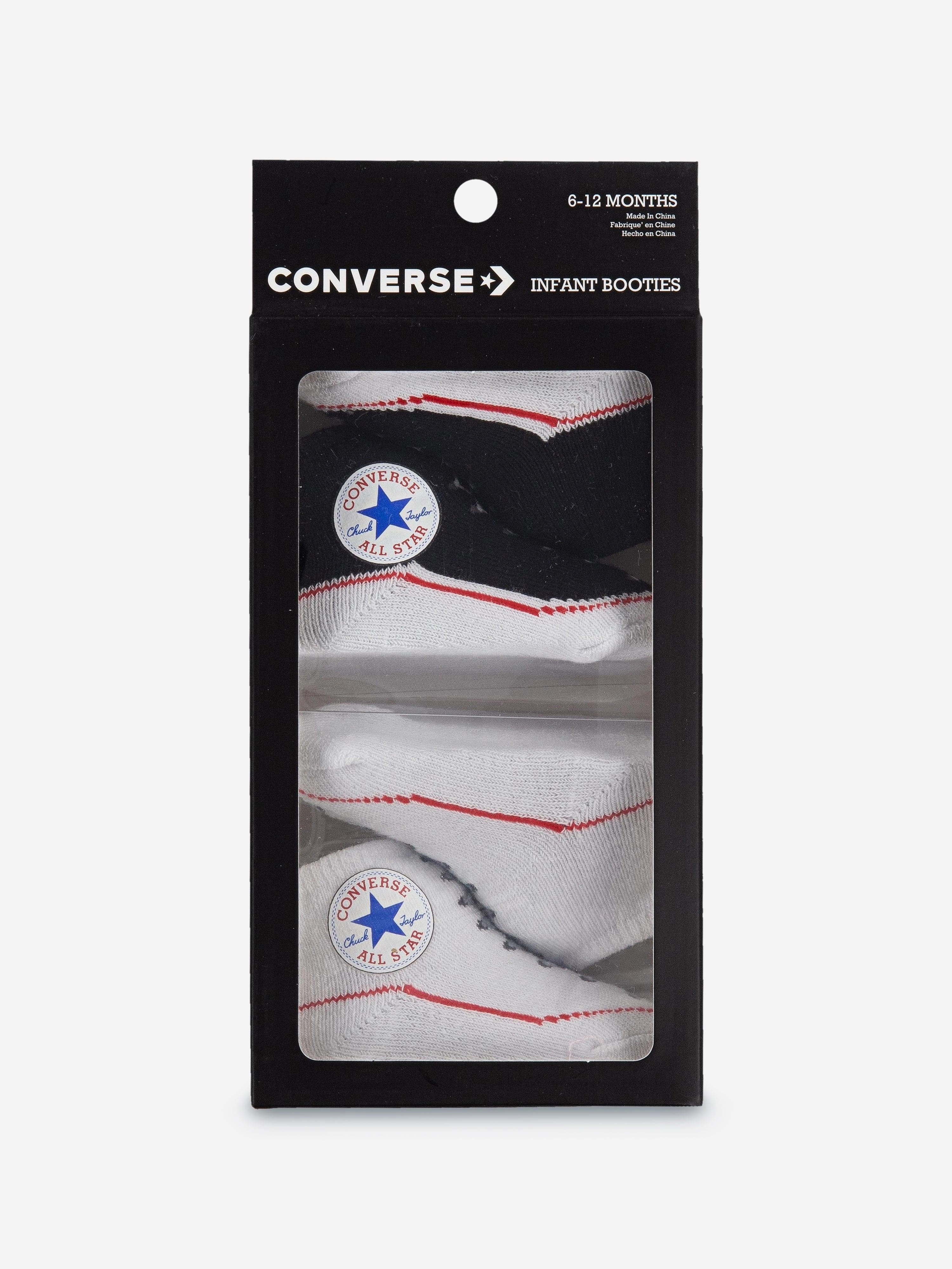 Baby Boys Chuck Booties Set in Black