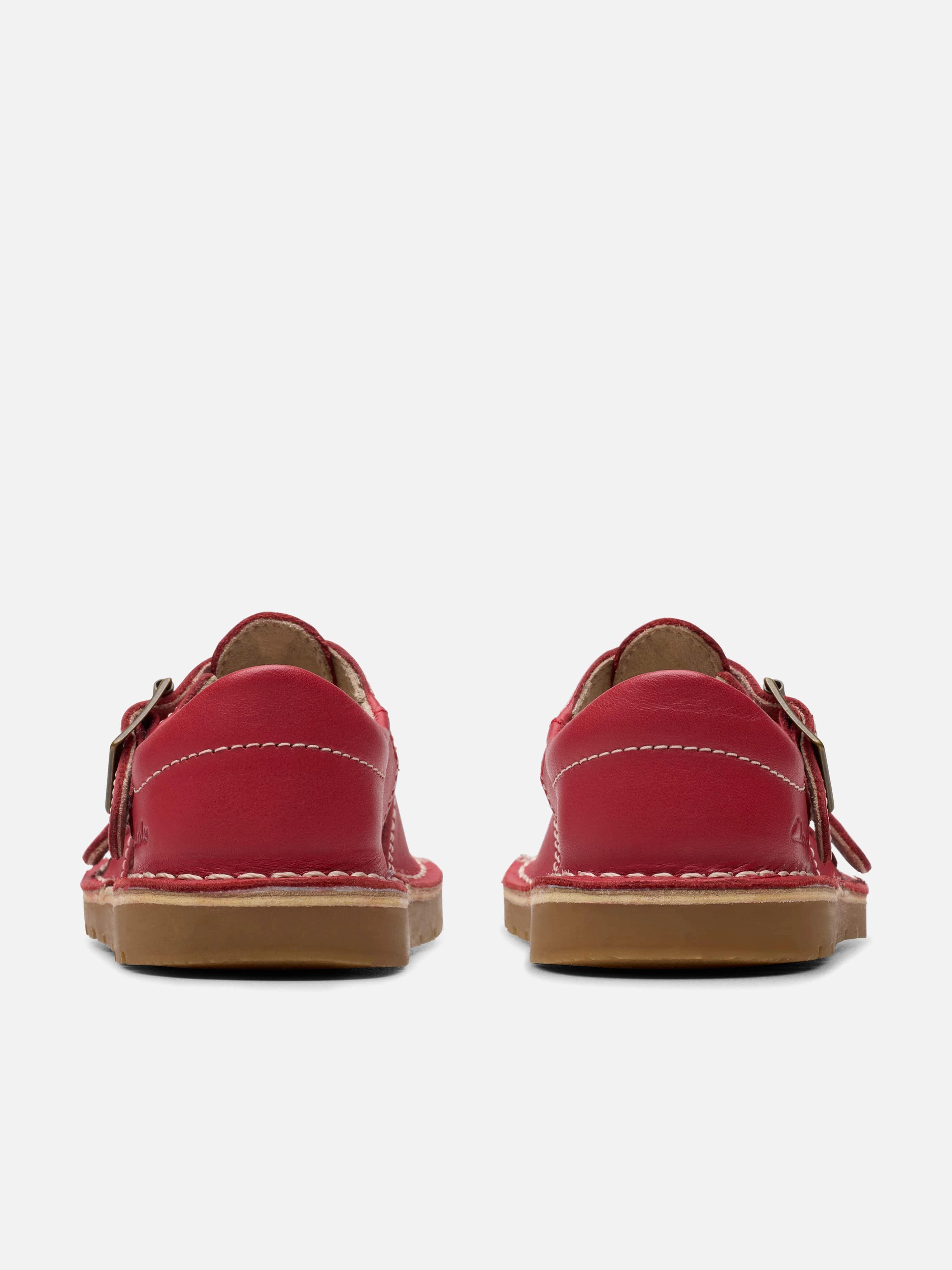 Baby Girls Leather Play Sun Reef Sandals in Red