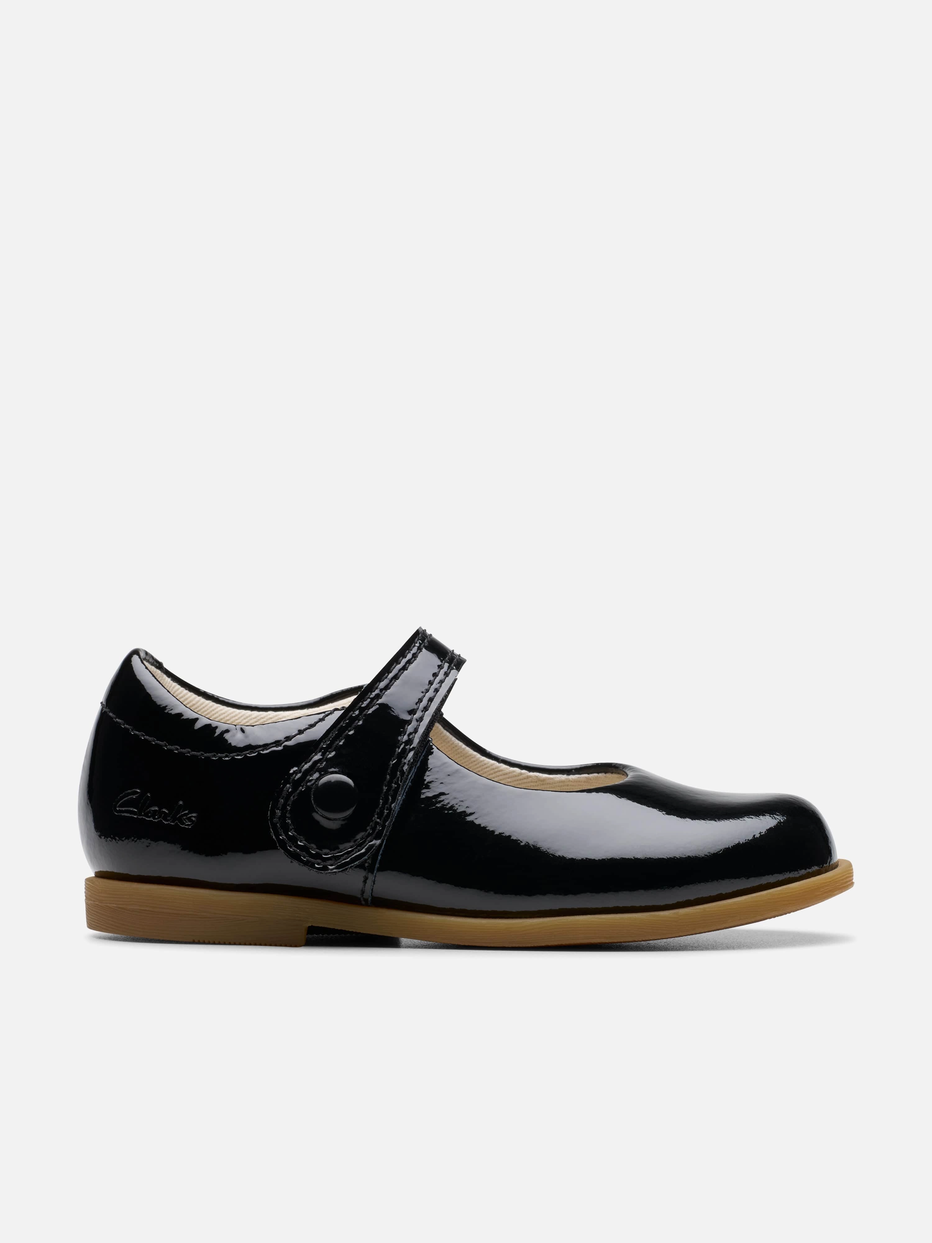 Baby Girls Patent Drew Tap Mary Jane Shoes in Black