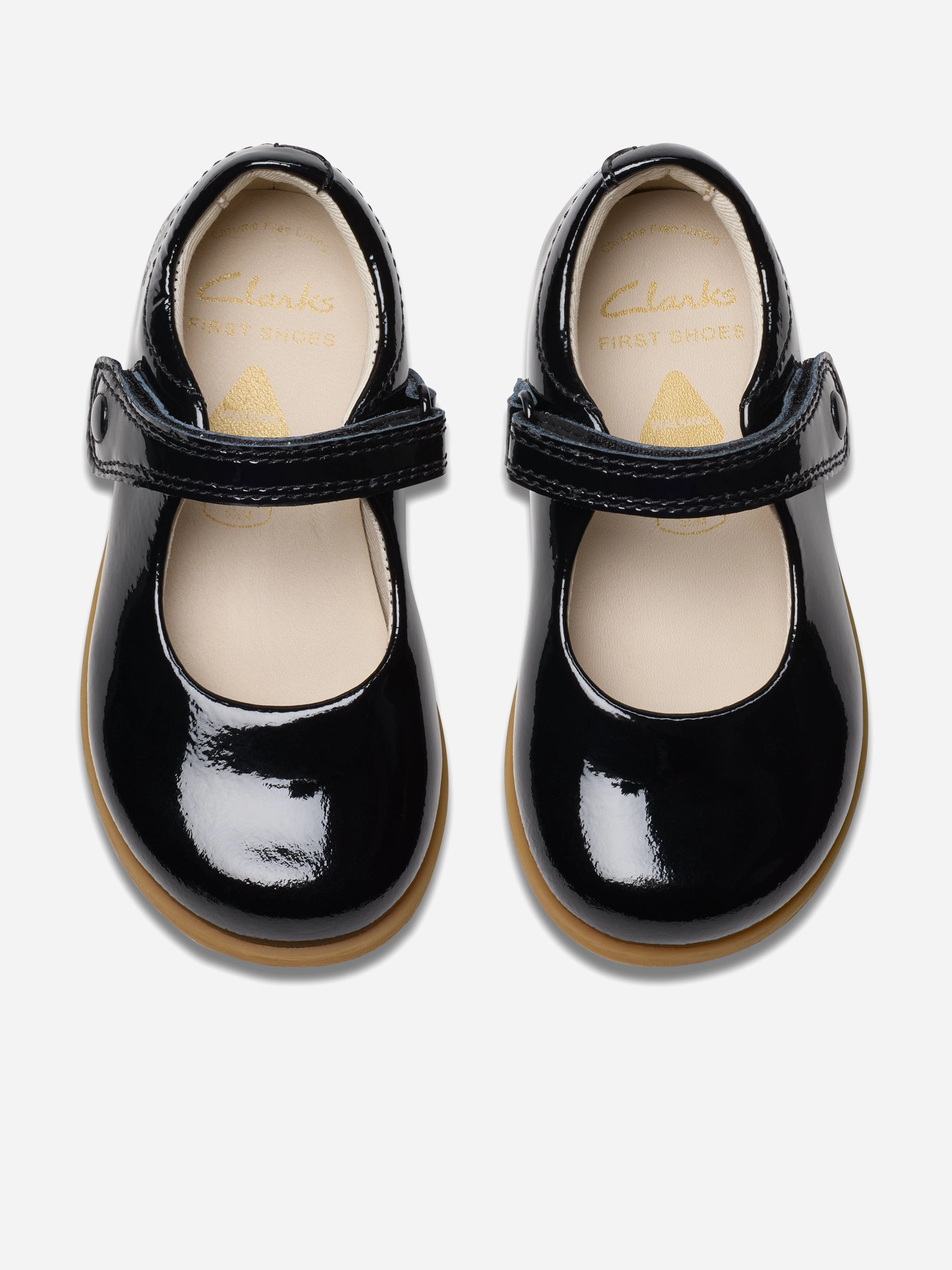 Baby Girls Patent Drew Tap Mary Jane Shoes in Black