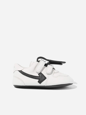 Baby Leather Out Of Office Trainers in White