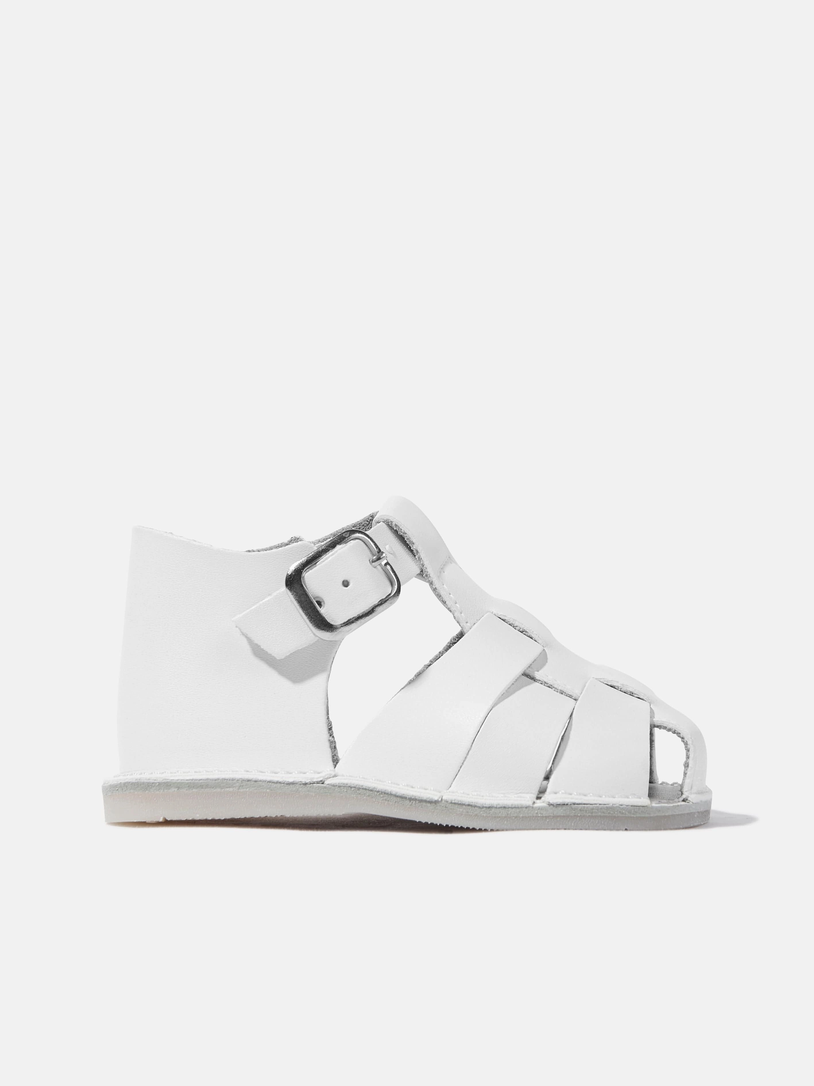 Baby Pre-Walker Sandals in White