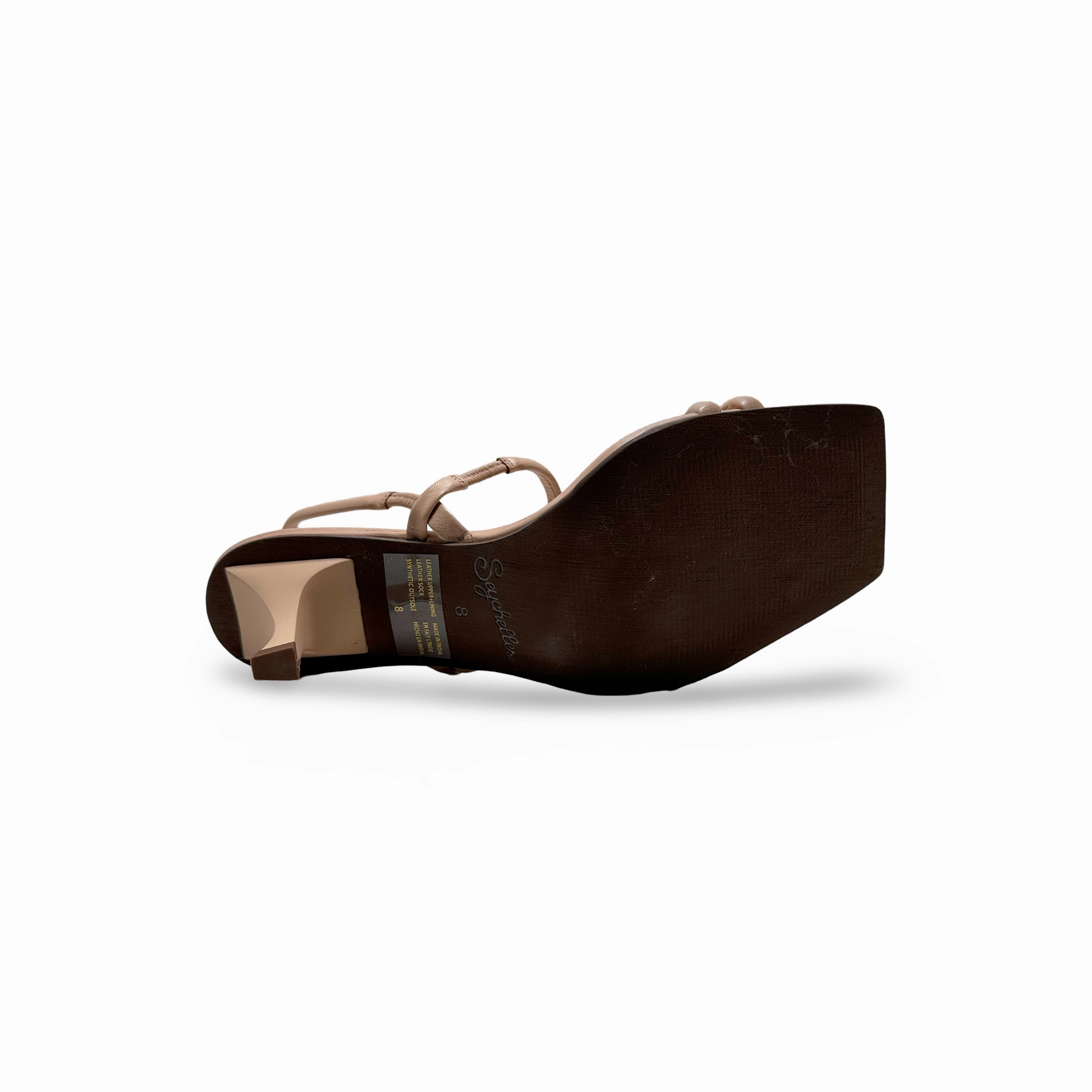 Banks Beige Leather Sandal