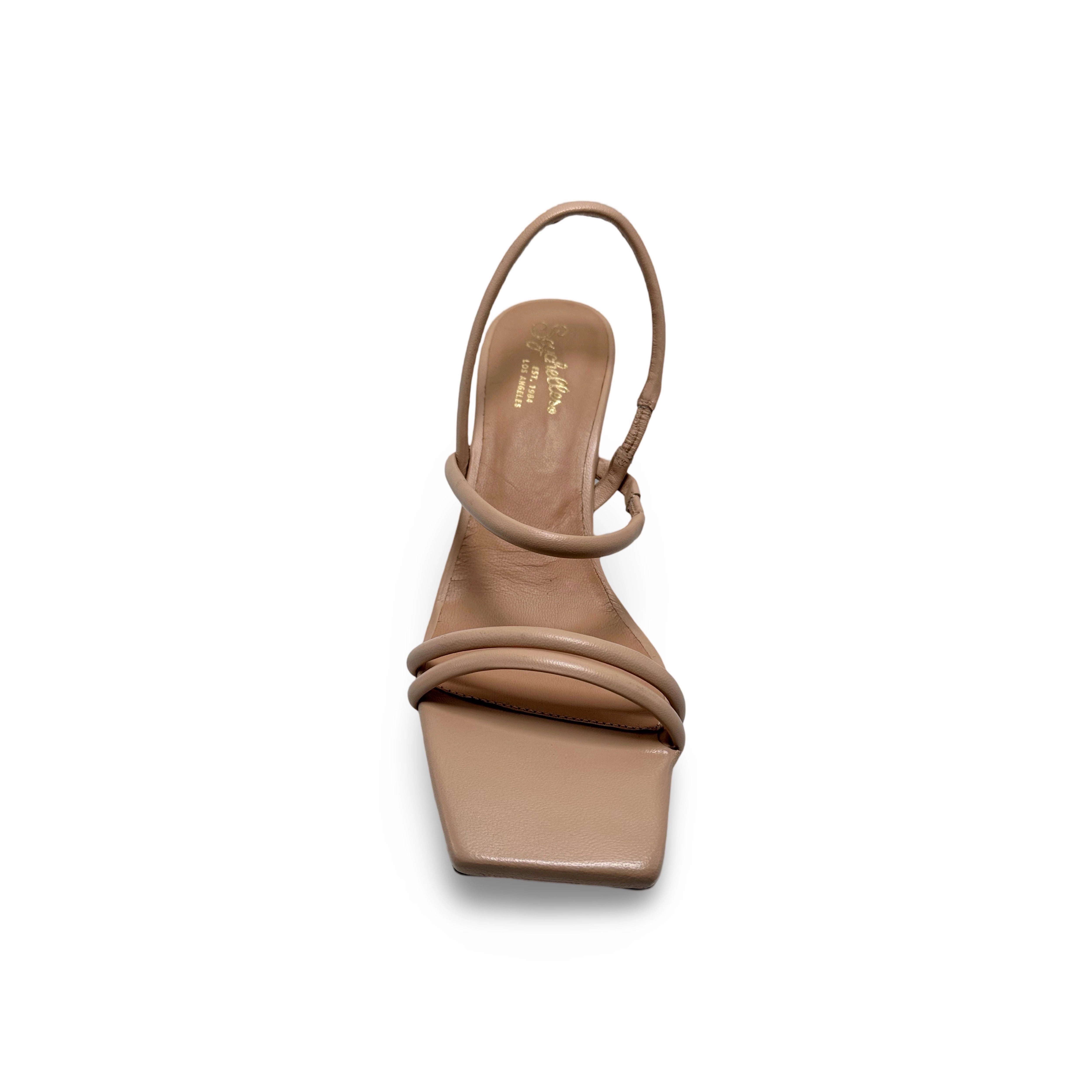 Banks Beige Leather Sandal