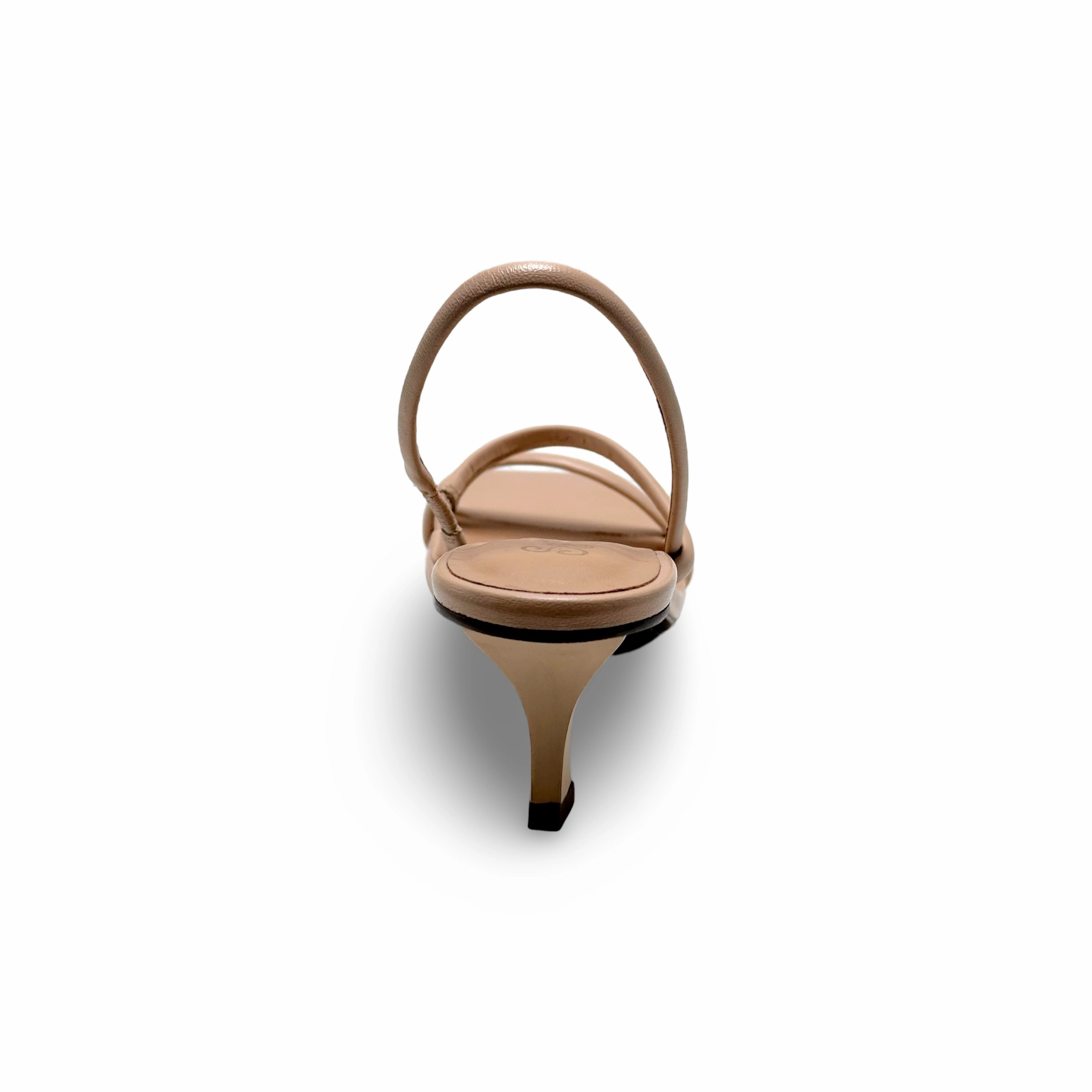 Banks Beige Leather Sandal