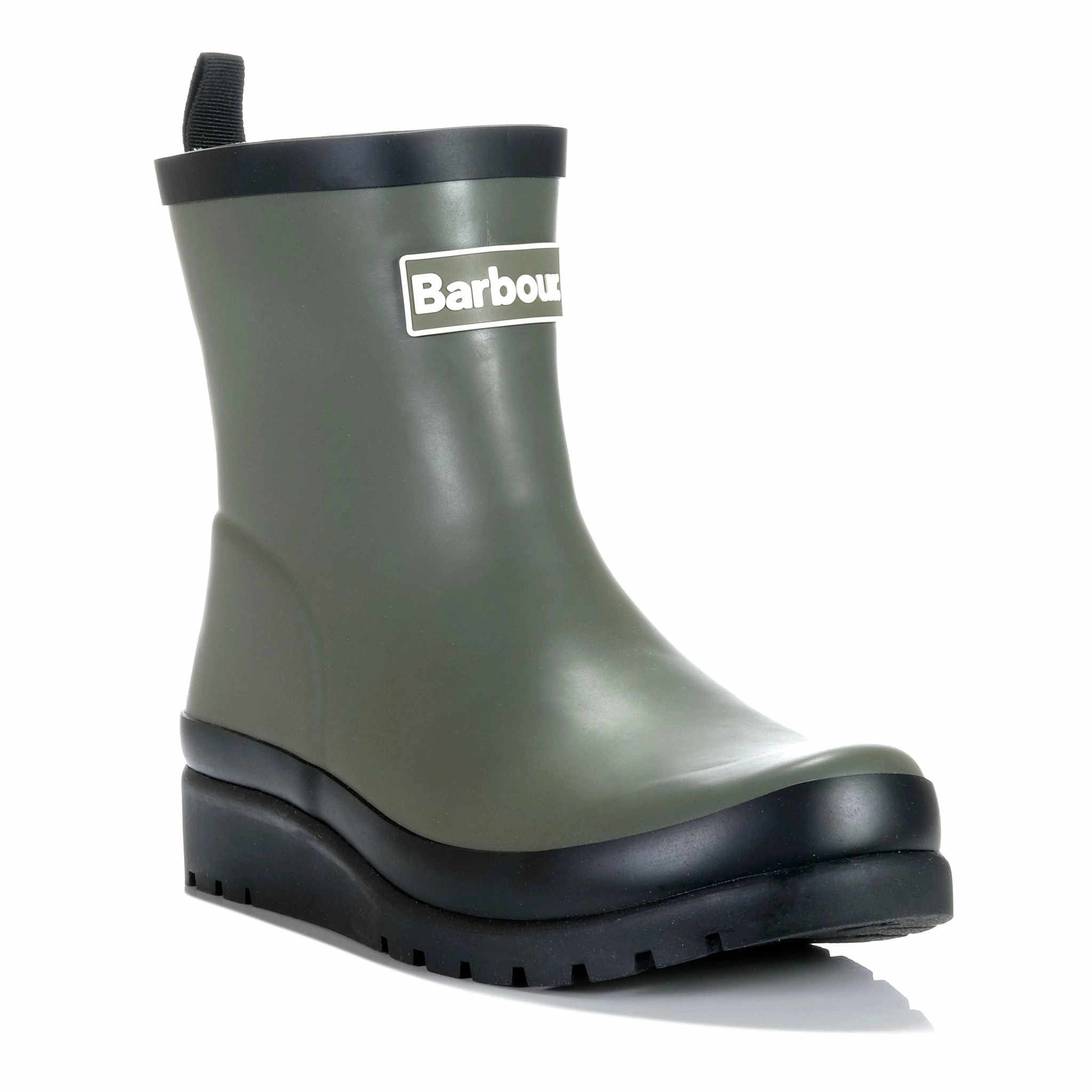 Barbour Portree Wedge Wellingtons Dusky Olive/Black