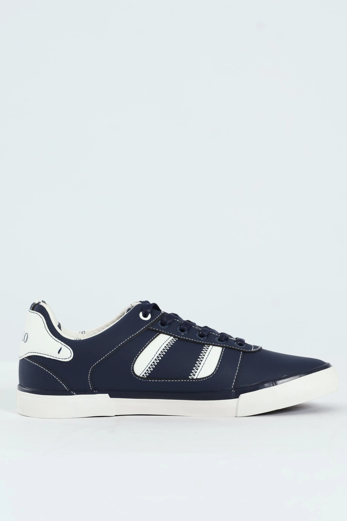 Basic Side Flash Sneaker - Navy