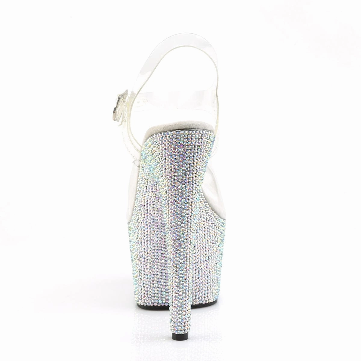BEJEWELED-708DM Clear/Silver Multi Rhinestones