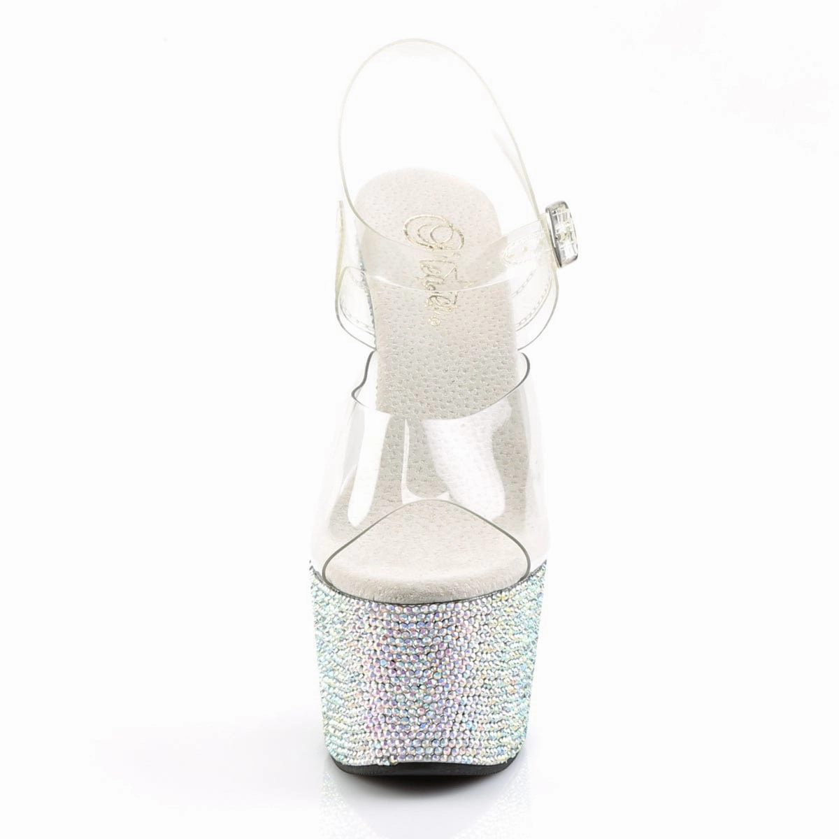 BEJEWELED-708DM Clear/Silver Multi Rhinestones