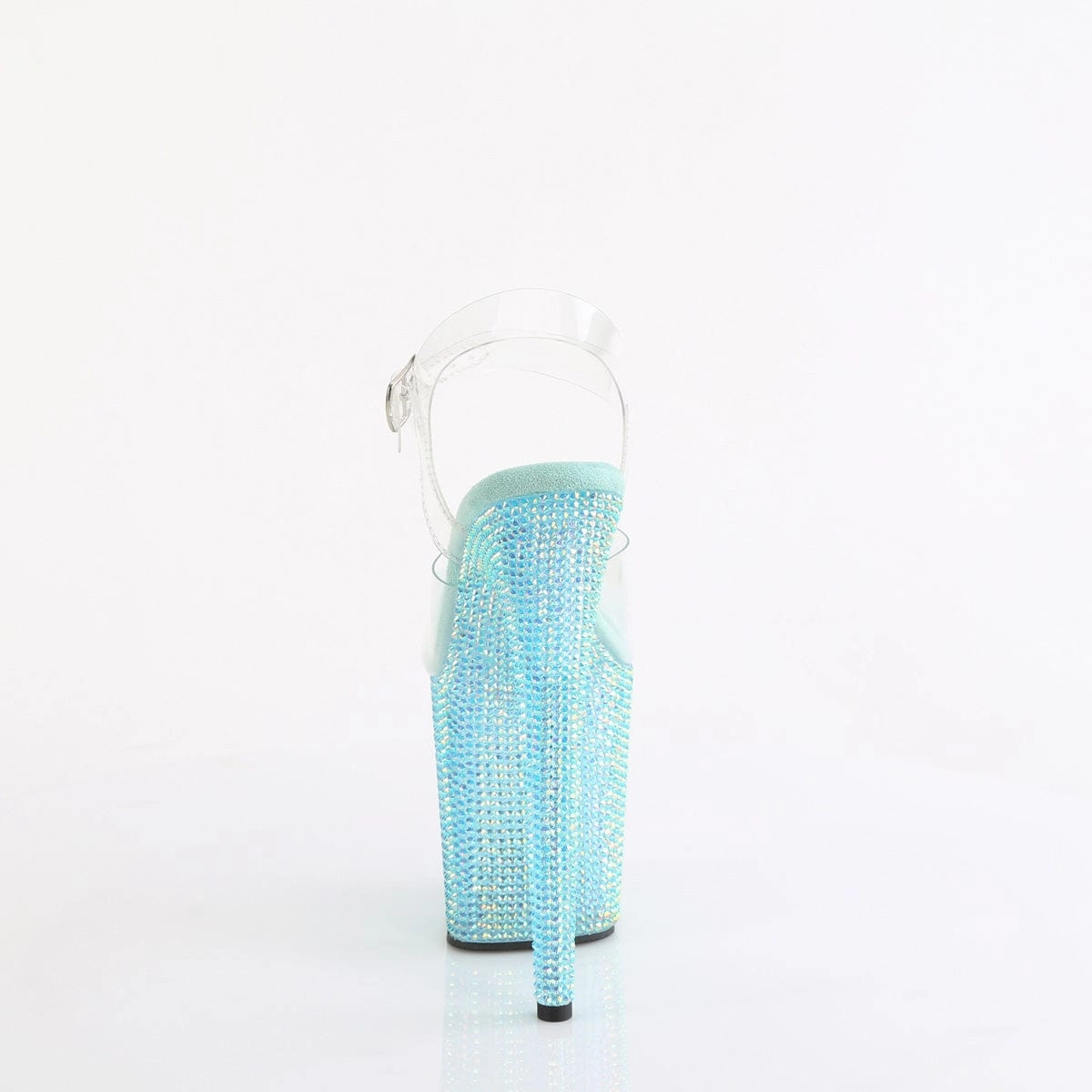 BEJEWELED-808RRS Clear/Aqua Rhinestones