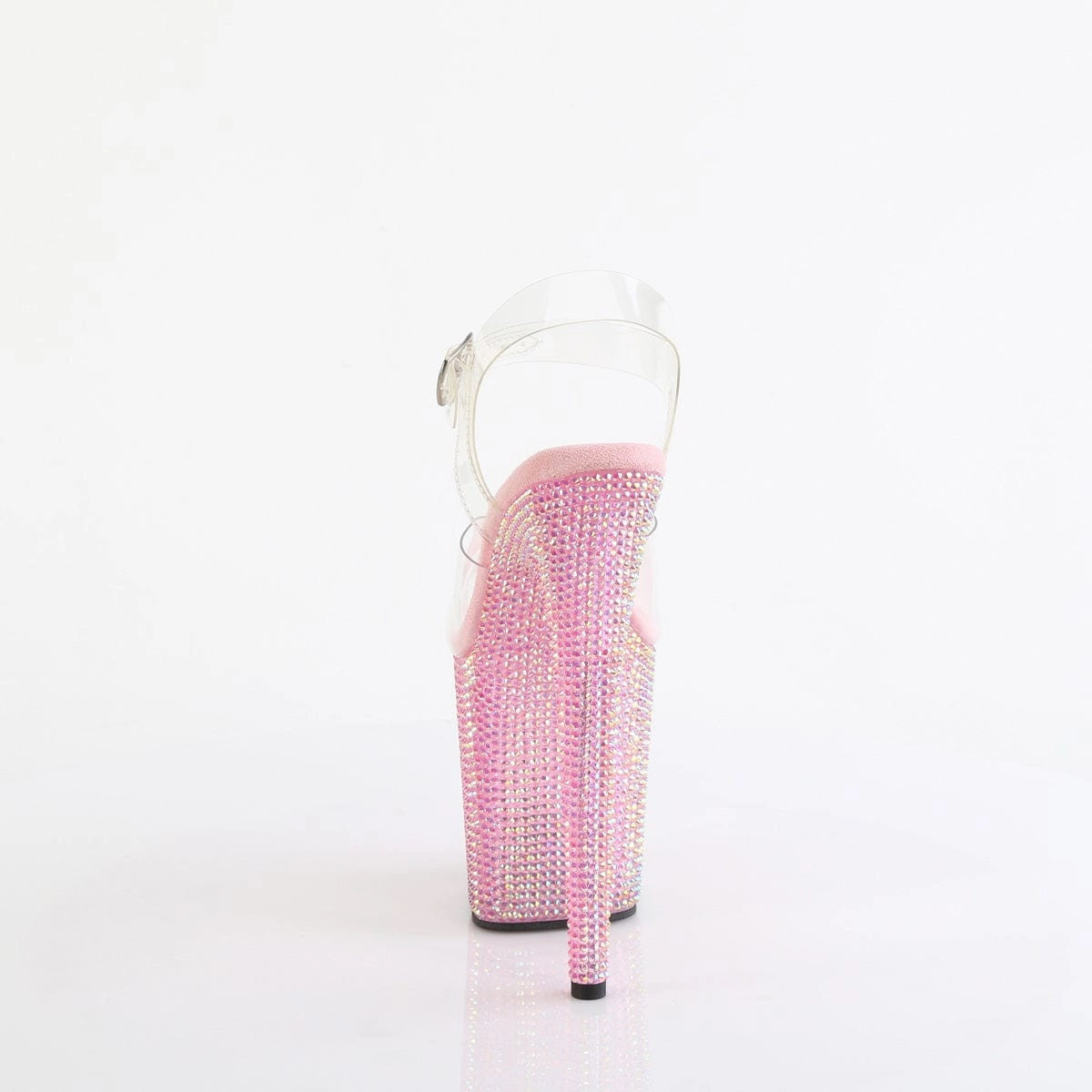 BEJEWELED-808RRS Clear/Baby Pink Rhinestones