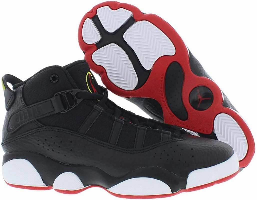 Big Kid's Jordan 6 Rings White/Mystic Hibiscus (323419 116)