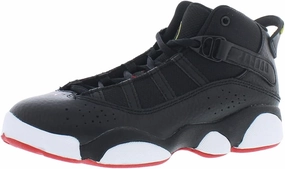 Big Kid's Jordan 6 Rings White/Mystic Hibiscus (323419 116)
