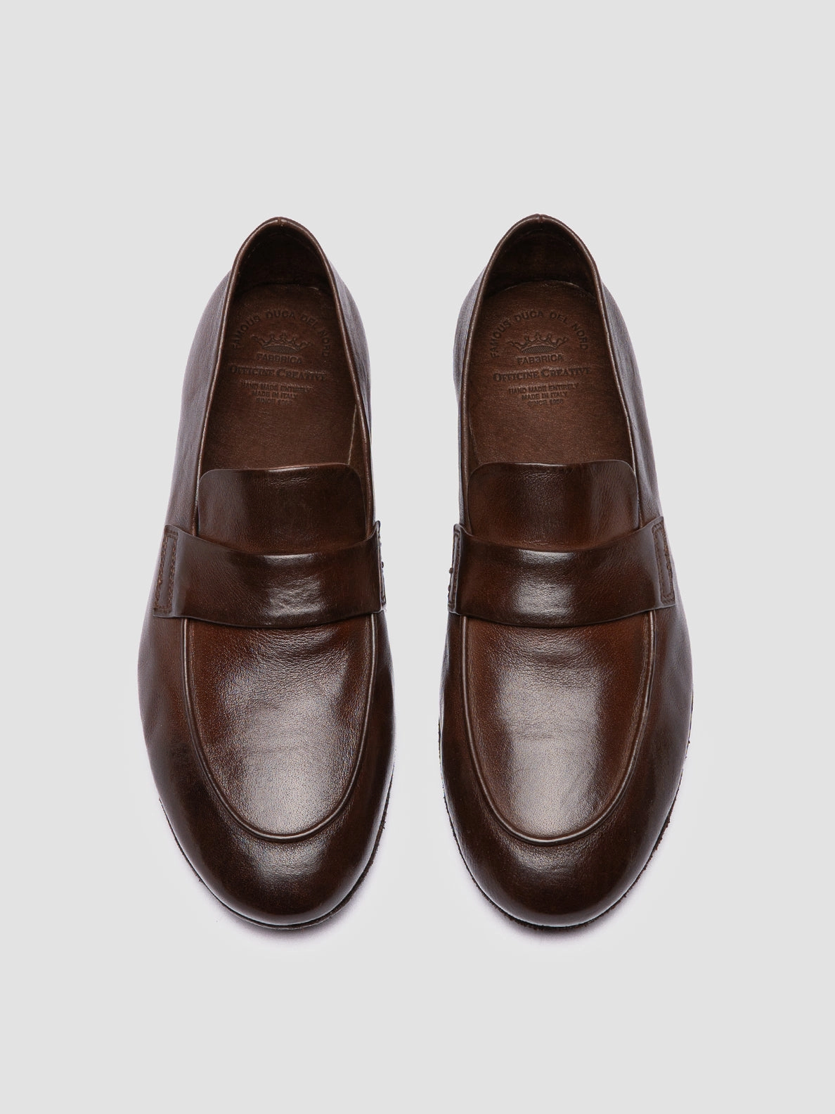 BLAIR DD 001 -Dark Brown Leather Penny Loafers