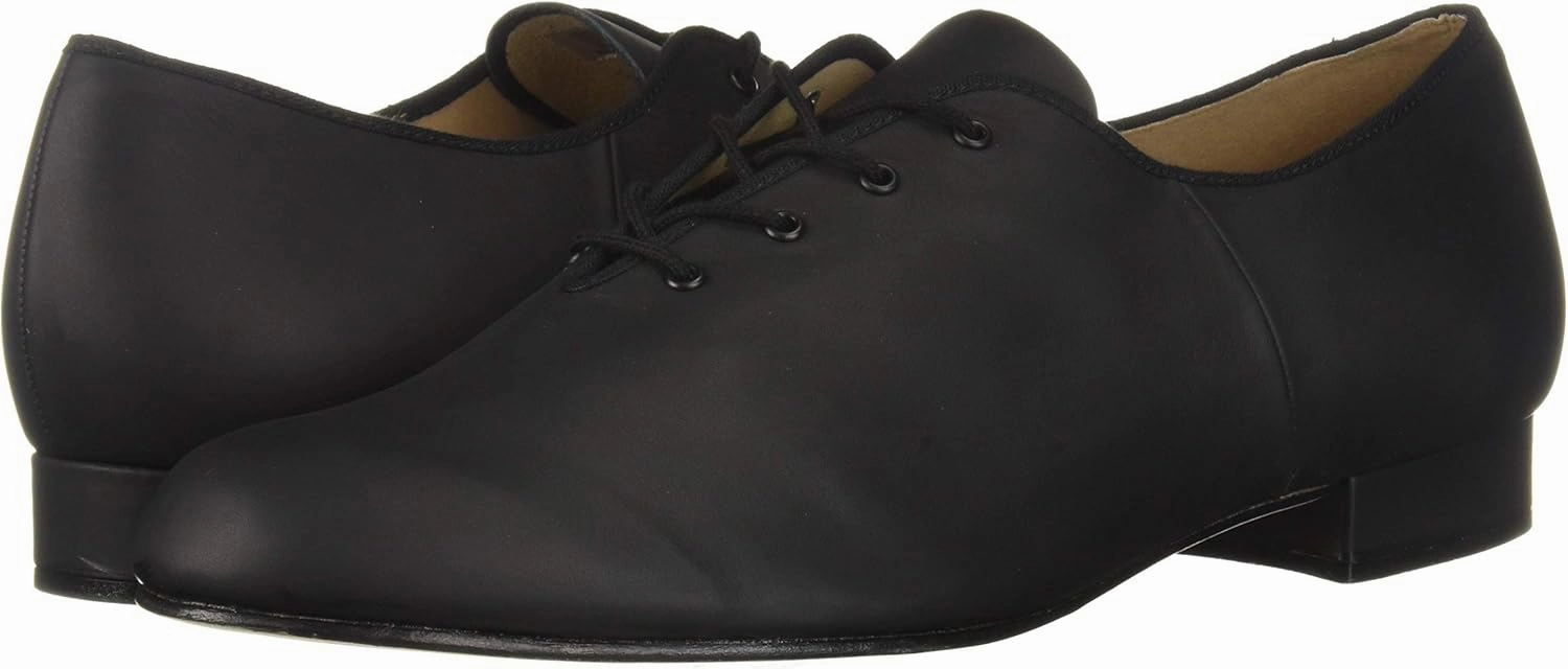 Bloch Dance Men's Jazz Oxford Leather Sole Character Shoe