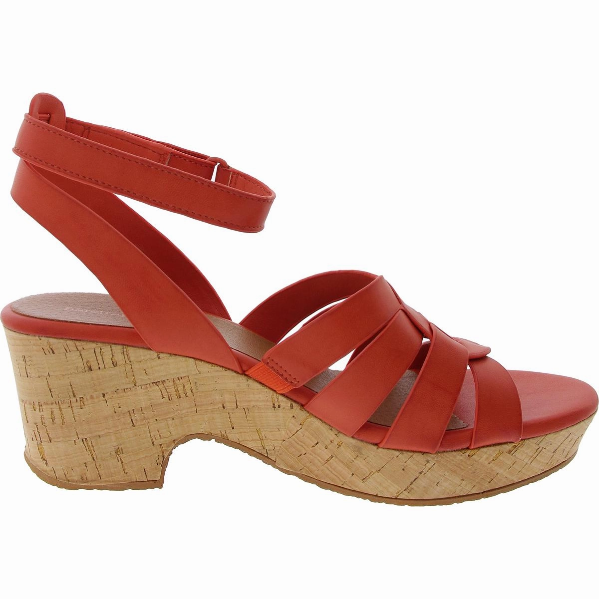 Bonita Womens Cut-Out Manmade Wedge Sandals