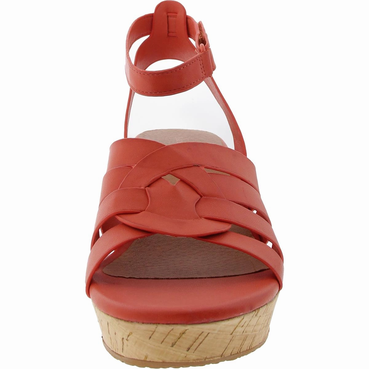Bonita Womens Cut-Out Manmade Wedge Sandals