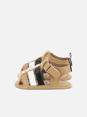 BOSS Baby Boys Leather Pre Walker Sandals in Brown