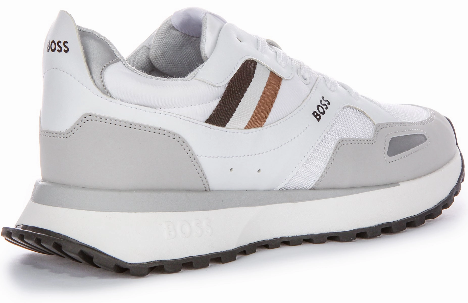 Boss Jonah Runner Mx N In White Grey For Men