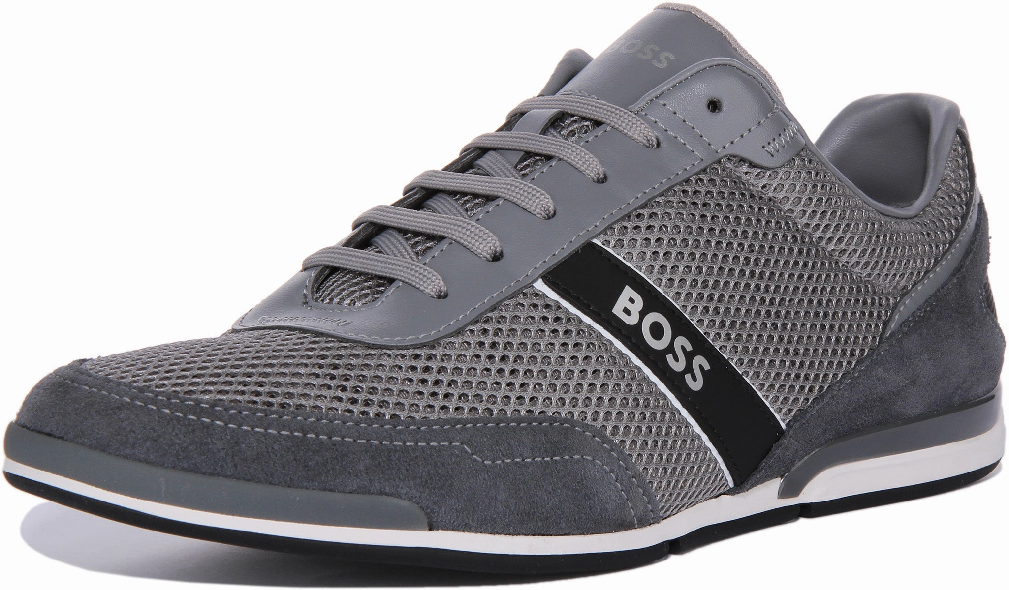 Boss Saturn Lowp In Grey For Men