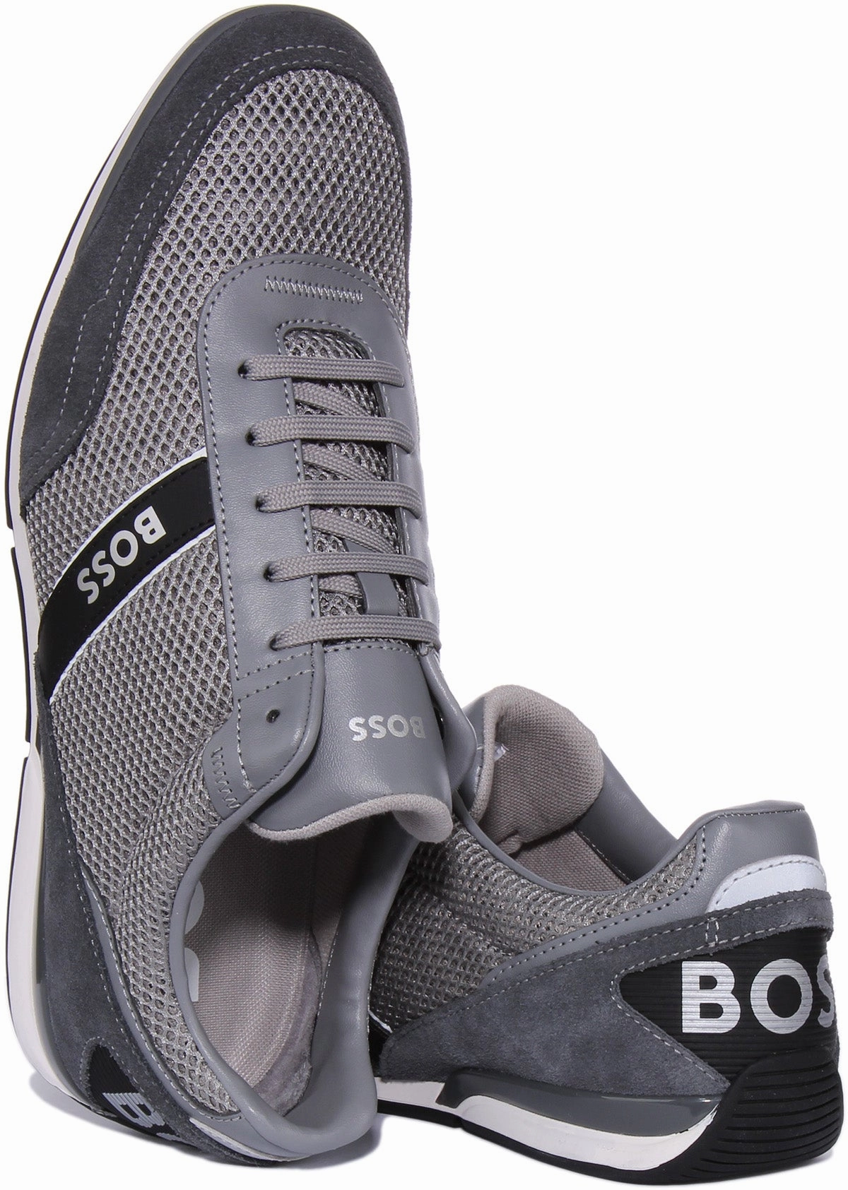 Boss Saturn Lowp In Grey For Men