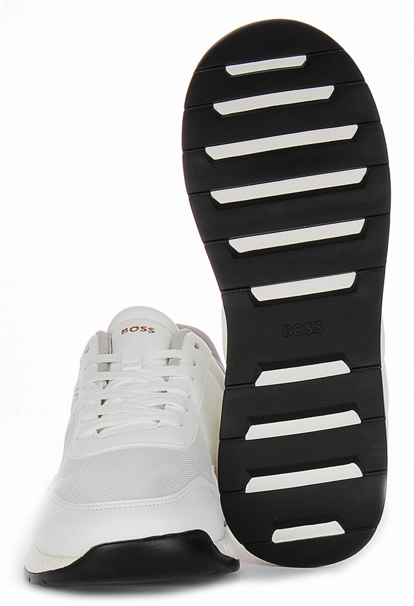 Boss Titanium Runner In White For Men
