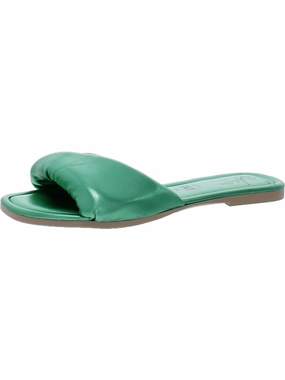 Breath of Fresh Womens Faux Leather Flip-Flops