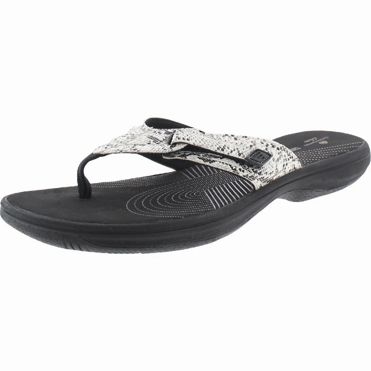 Brinkley Womens Synthetic Slip On Thong Sandals