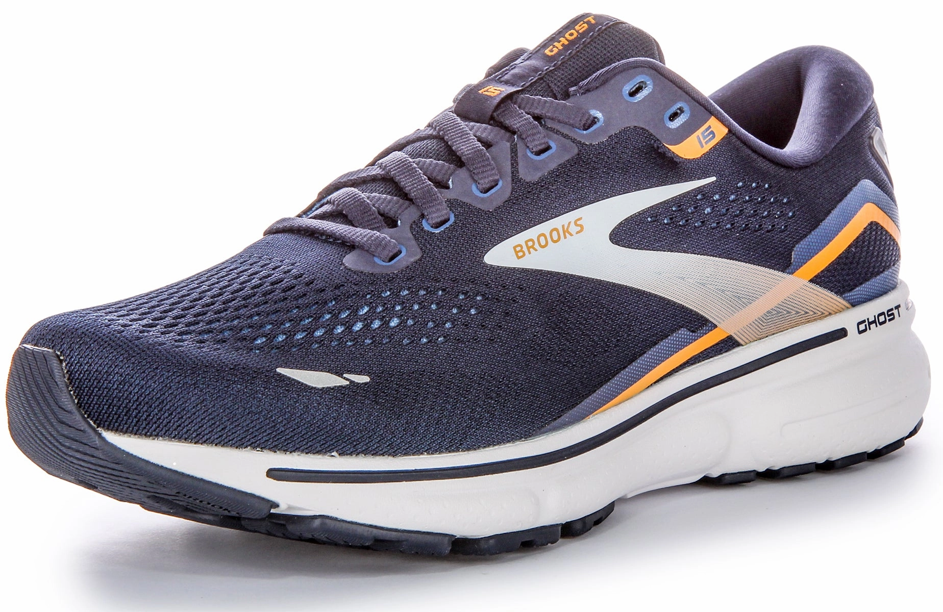 Brooks Ghost 15 In Navy For Men | Narrow Fit