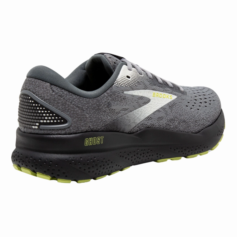 Brooks Ghost 16 Primer/Grey/Lime Running Shoe (Men's)
