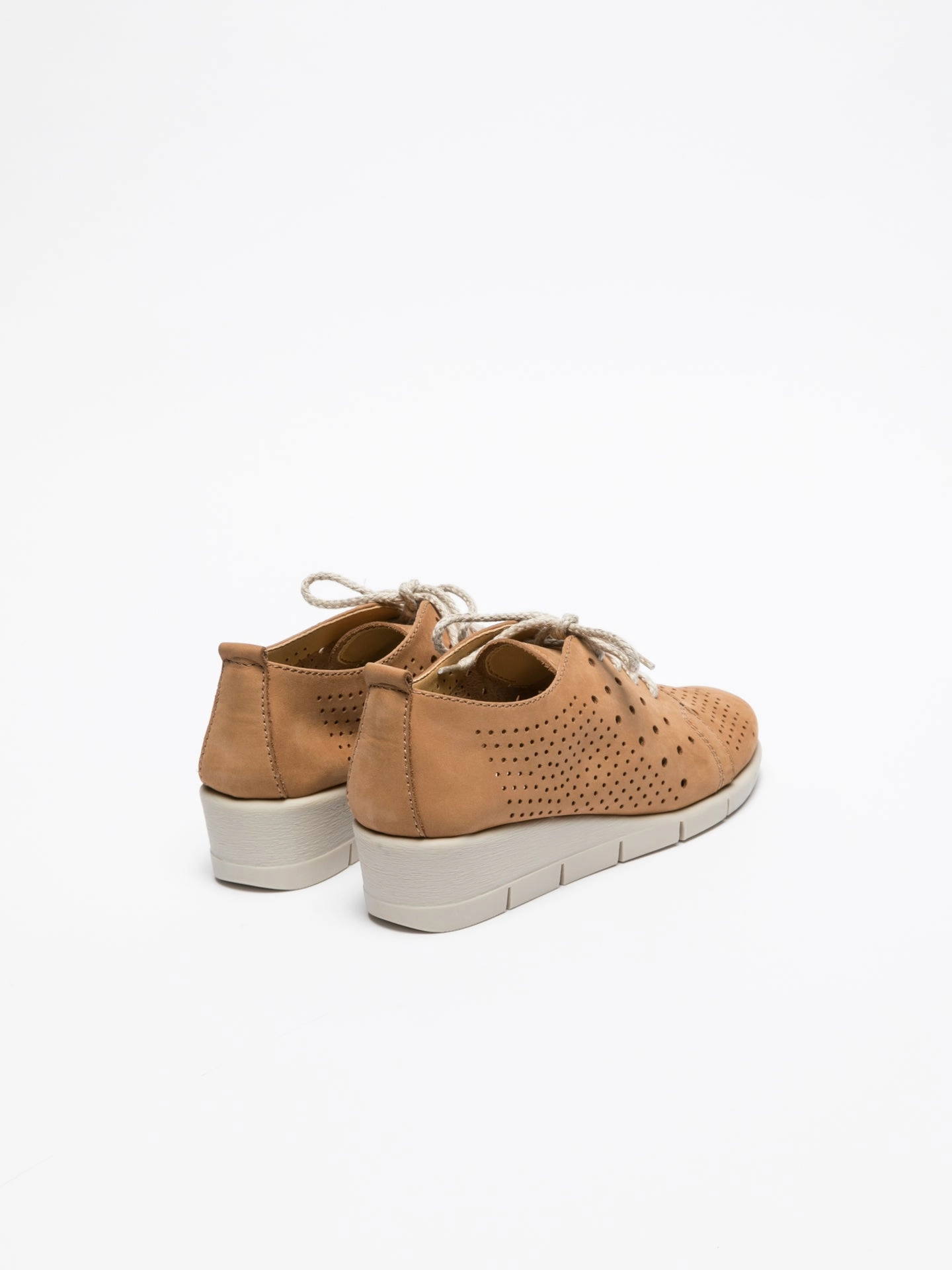 Brown Lace Fastening Shoes