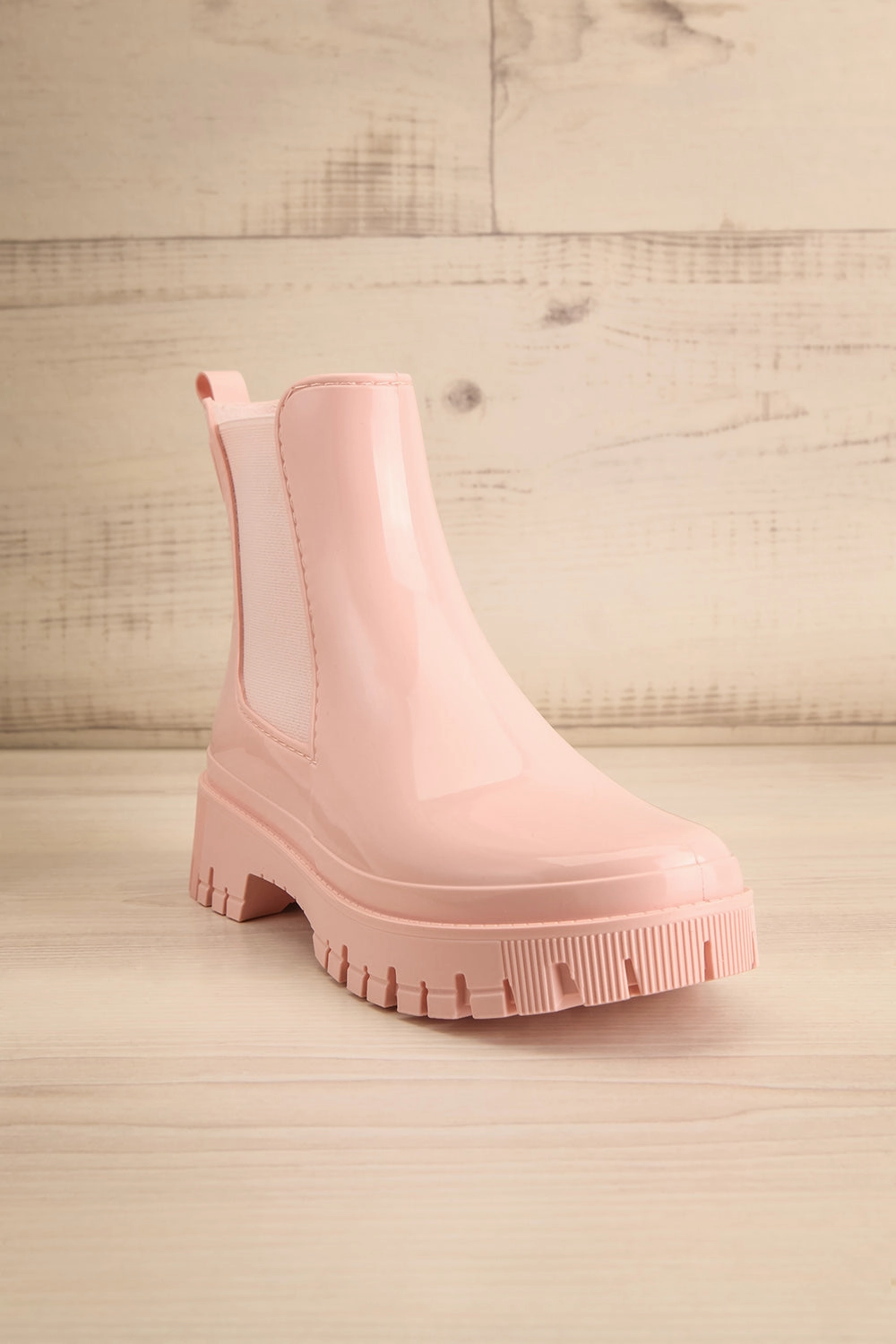 Bukavu Pink | Round-Toe Ankle Rain Boots