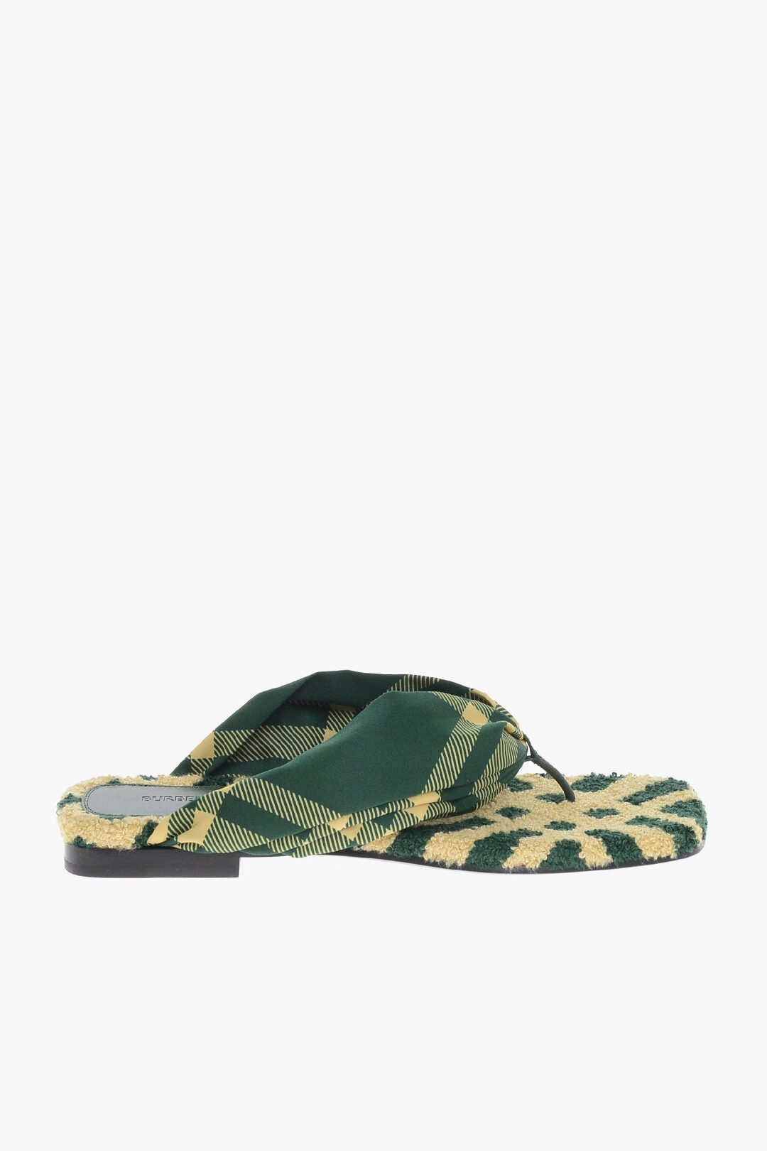 Burberry Tartan Fabric Thong Sandals
