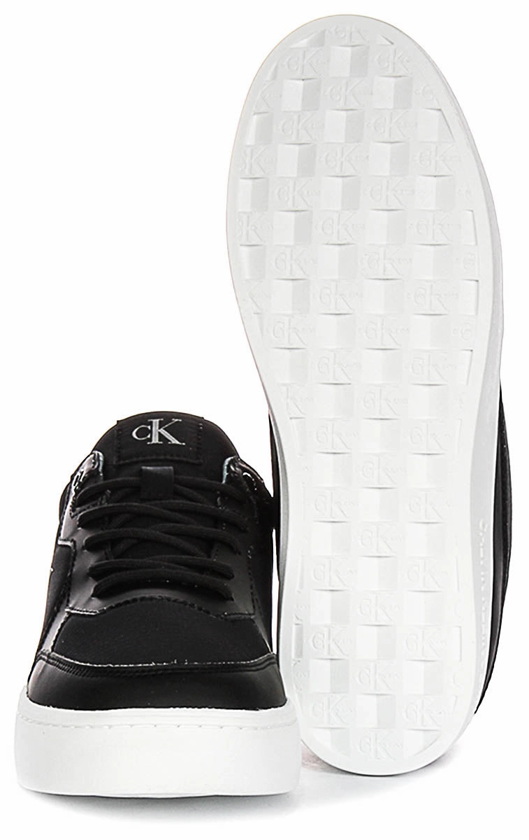 Calvin Klein Classic Cupsole Sneakers In Black For Men