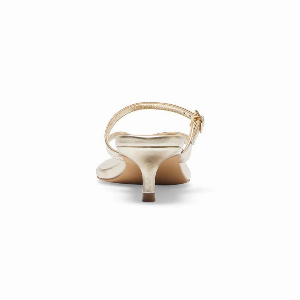 Capri Thongs in Soft Gold Smooth