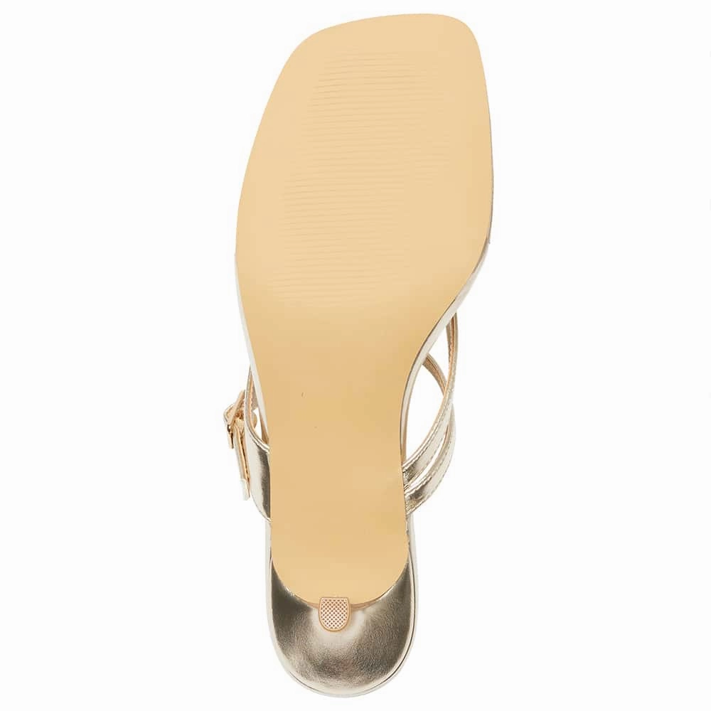 Capri Thongs in Soft Gold Smooth