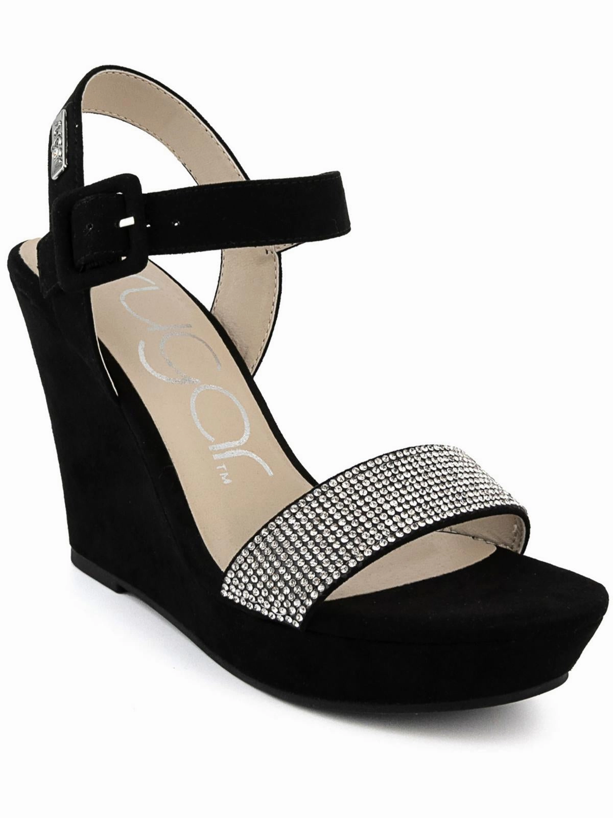 CHILI Womens Dressy Square toe Wedge Sandals