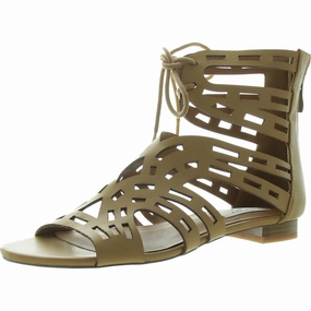 CIERRA Womens Eyelet Manmade Gladiator Sandals