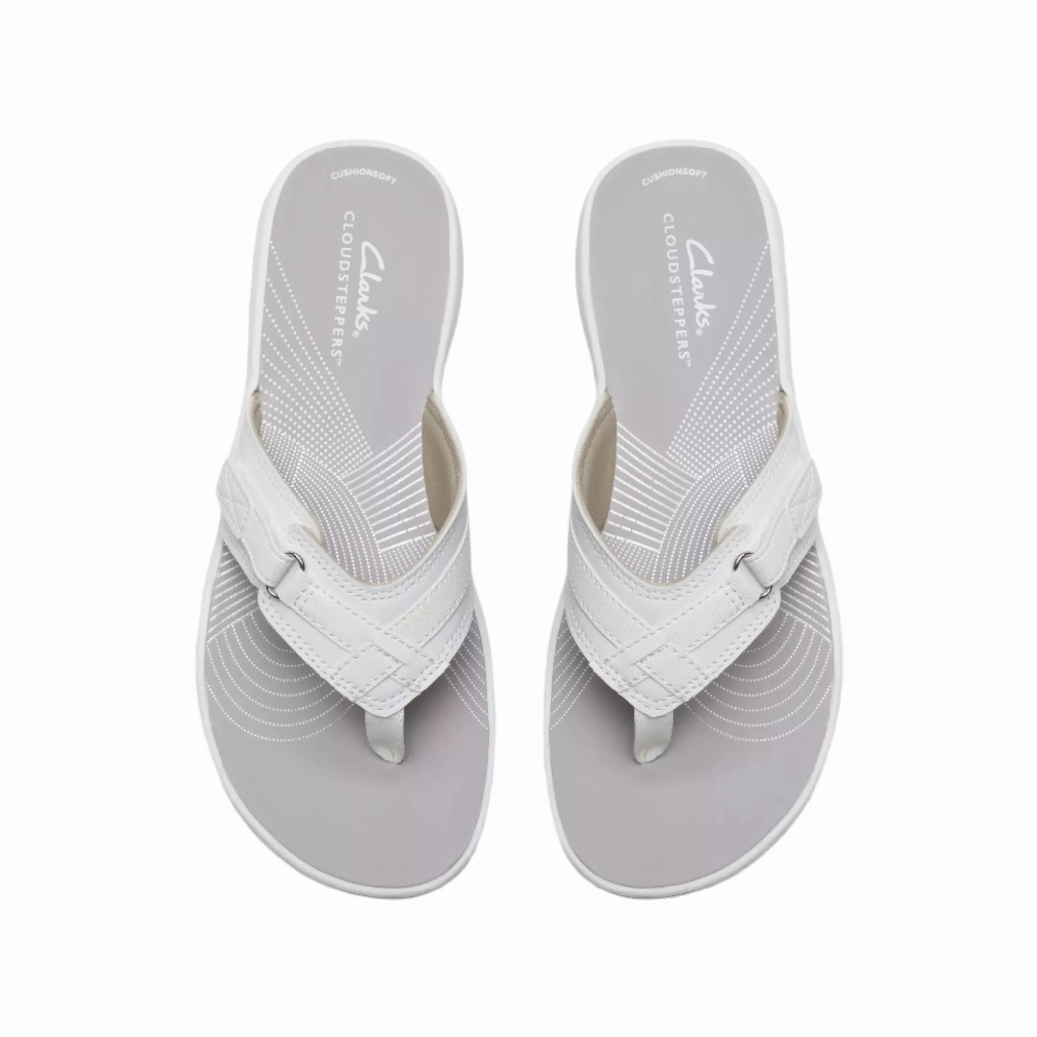 Clarks Brinkley Sea White Synthetic