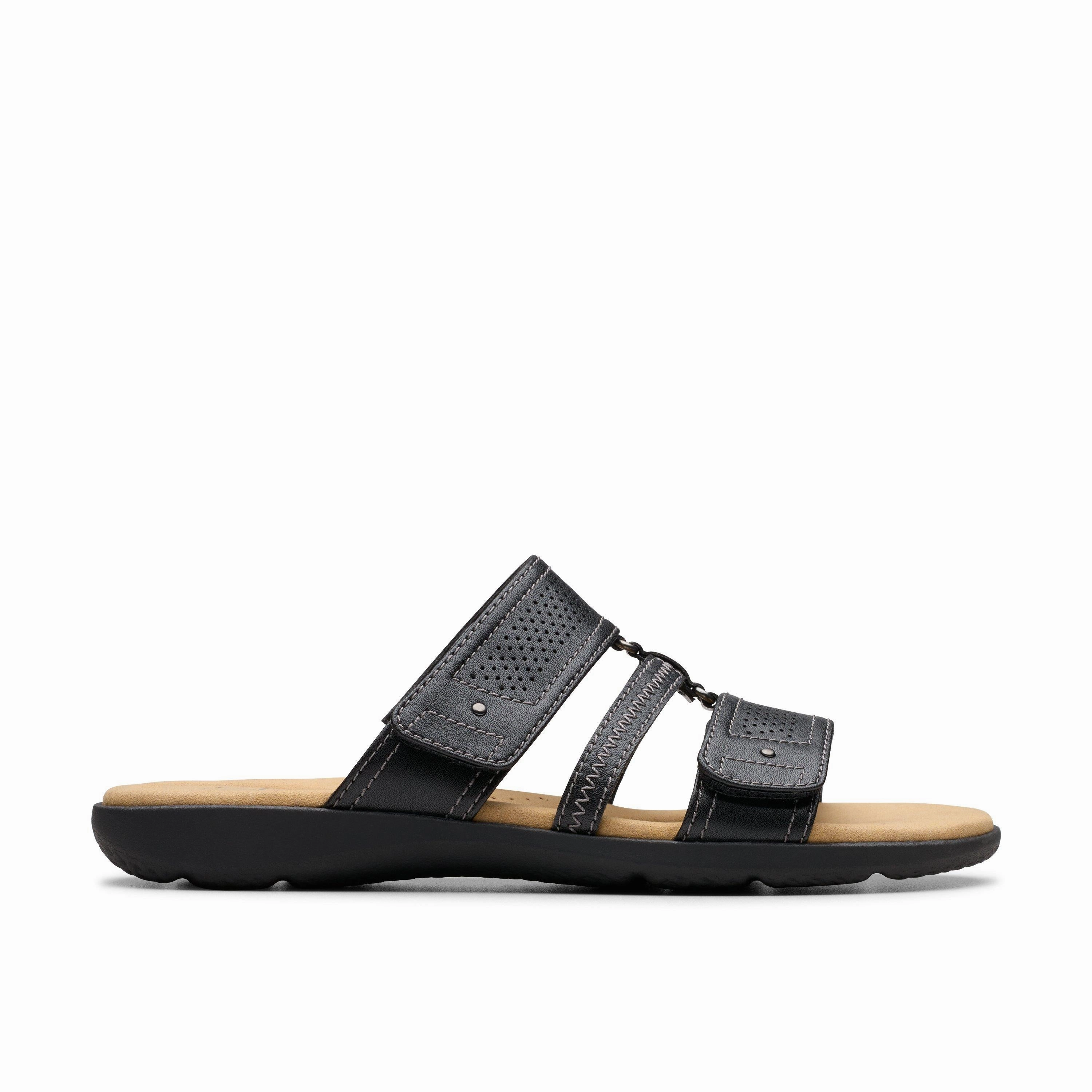 Clarks Elizabelle Ave in Black Leather