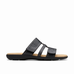 Clarks Elizabelle Ave in Black Leather