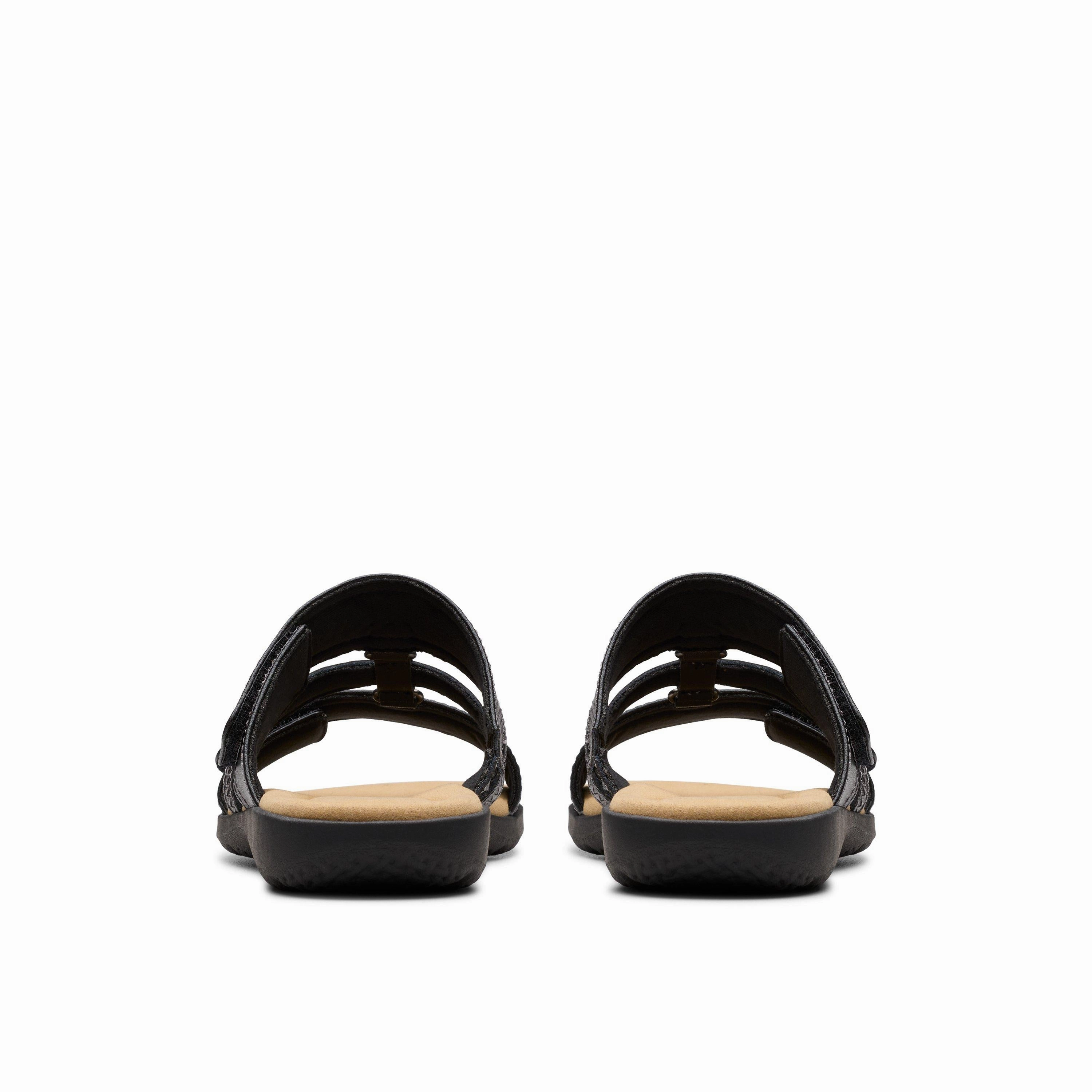 Clarks Elizabelle Ave in Black Leather