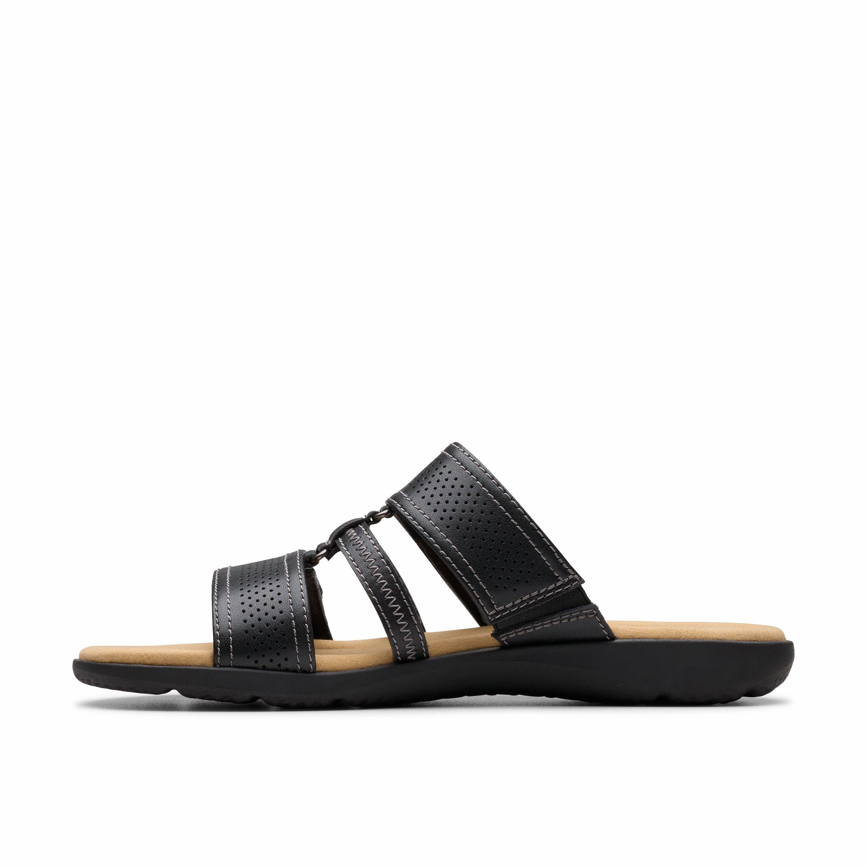 Clarks Elizabelle Ave in Black Leather
