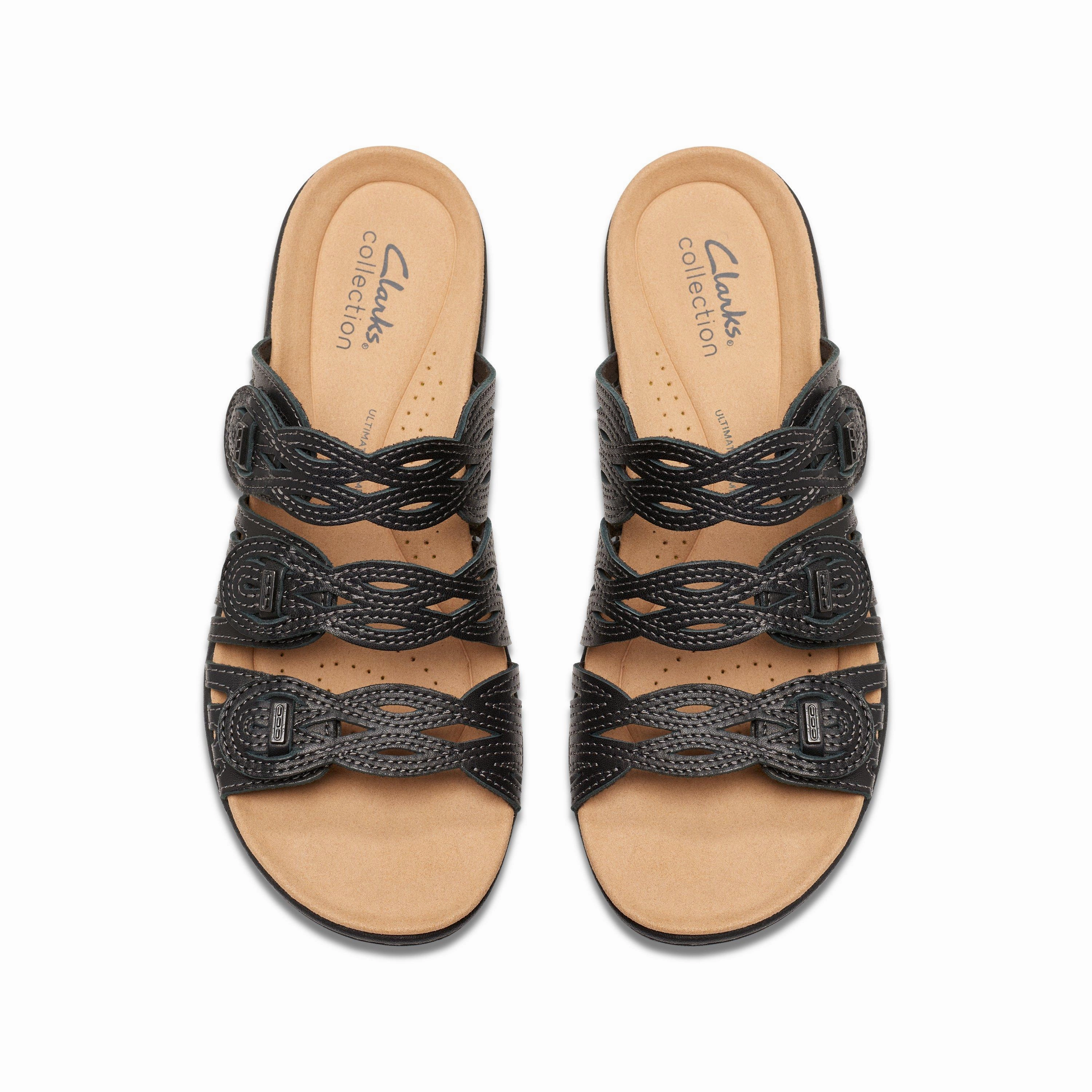 Clarks Laurieann Ruby in Black Leather