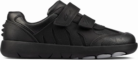 Clarks Rex Stride Kid Leather Shoes in