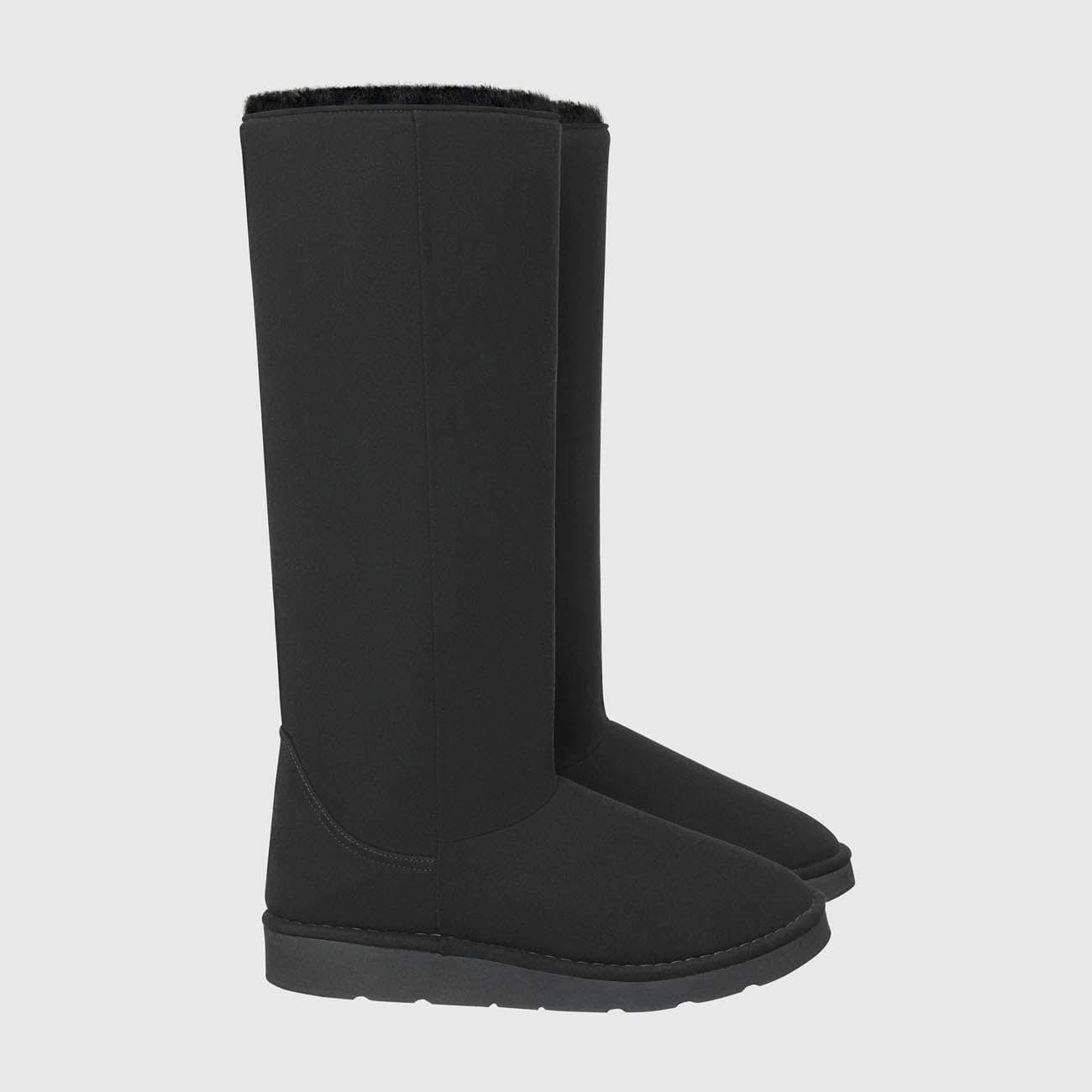 Classic Crystal Unisex Vegan Faux Fur Lined Long Boots | Multiple Colours